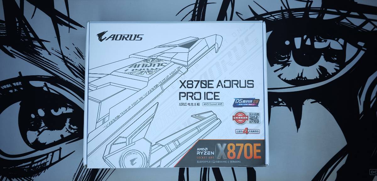 X870e Aorus Pro Ice Motherboard - Amd Ryzen 9000/7000 Ready - White - Image 5