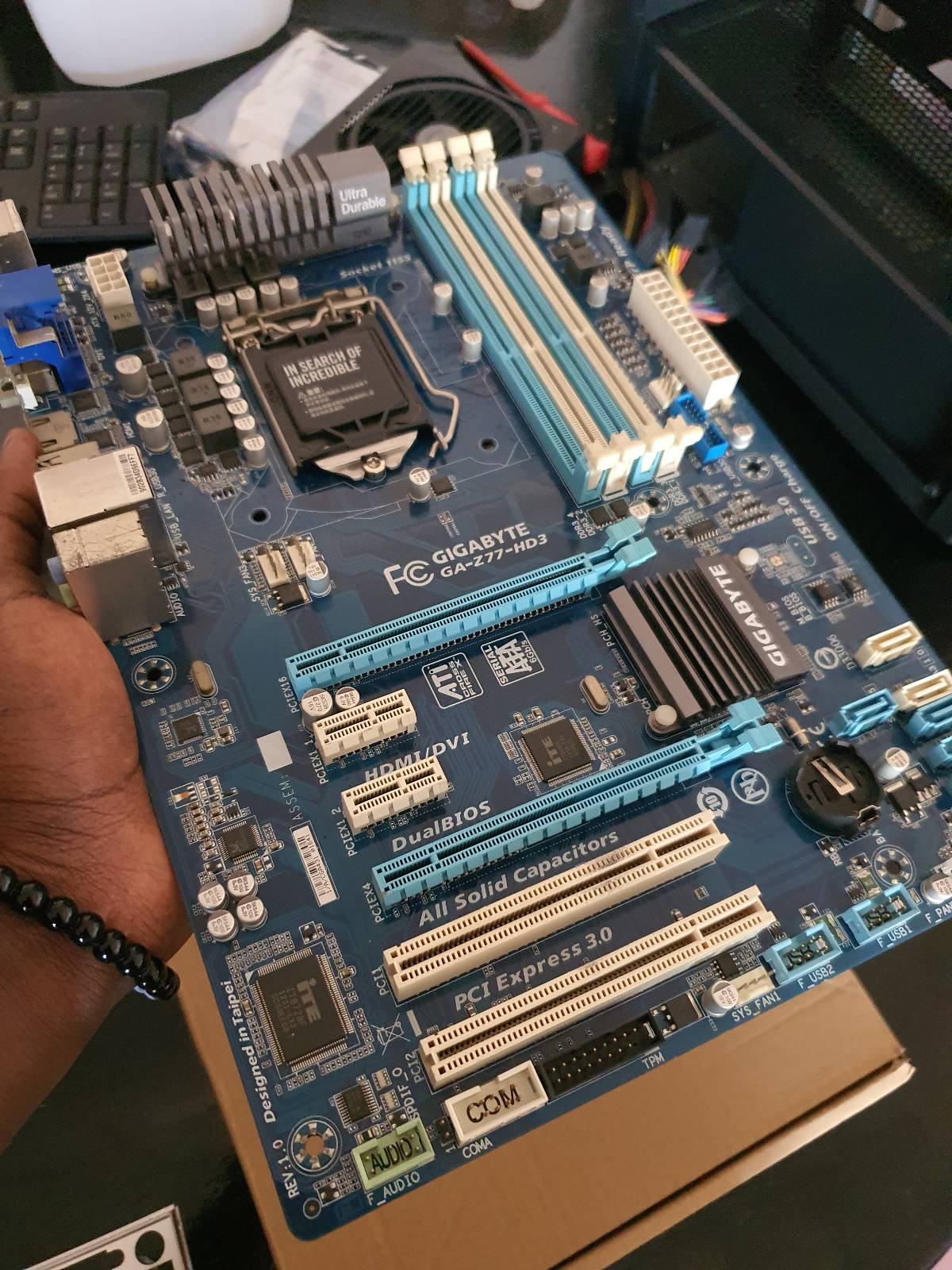 Gigabyte Z77 Gaming Motherboard - Supports Intel 2nd+3rd Gen - Image 2