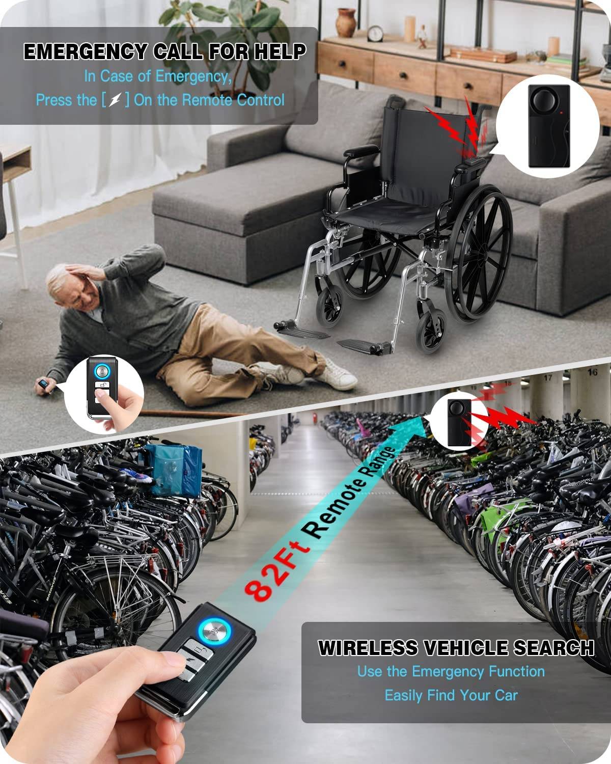 Wireless Vibration Security Alarm-Secure Your Home/Shop/Cars - Image 3