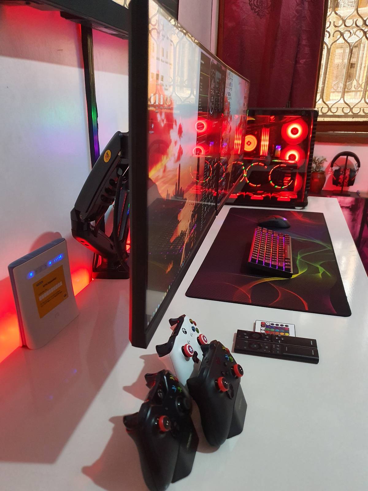 Custom-Size Gaming or Work Tables With RGB Lights Option - Image 2