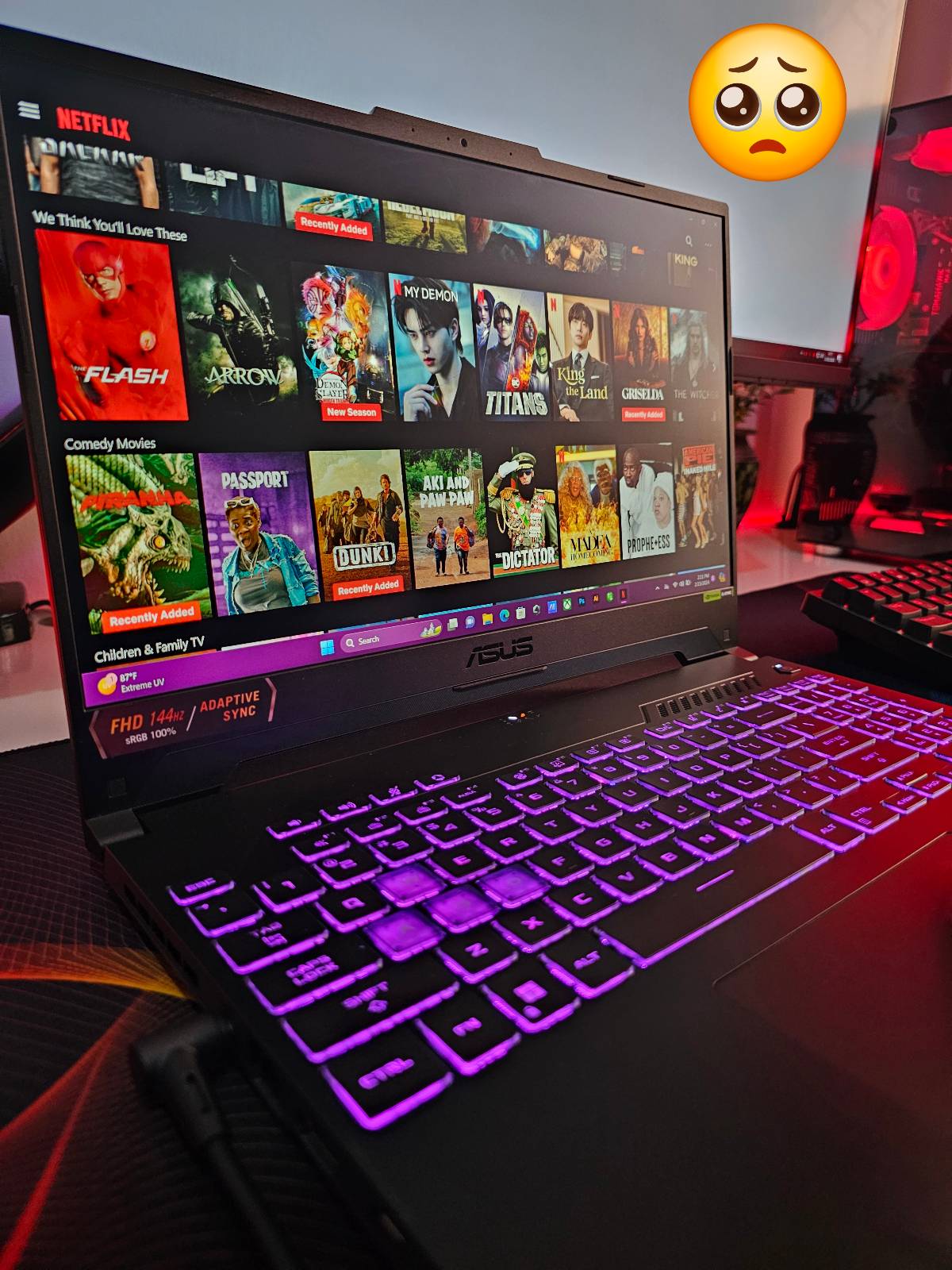 New Laptop Asus TUF Gaming A15 24GB Intel Core i7 SSD 1T - Image 5