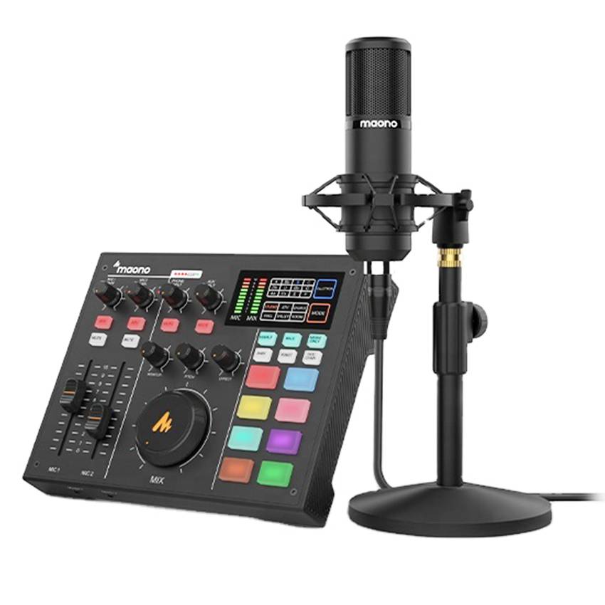 Maonocaster | All-In-One Podcast/Audio Console + 1 XLR Mic - Image 1